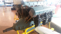 Il motore conservato al museo storico dell'Aeronautica di Vigna di Valle